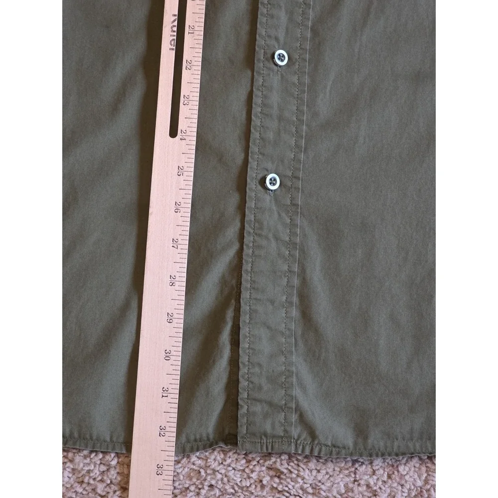 Rocawear Shirt‎ Mens 3X-LARGE XXX 100% Cotton Military Green Button